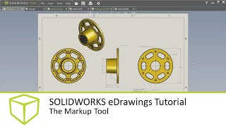 SOLIDWORKS eDrawings Tutorial  The Markup Tool [upl. by Junina]