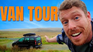 Full Tour of My Micro Camper  UK Stealth Camping Citroen Berlingo [upl. by Aimee]