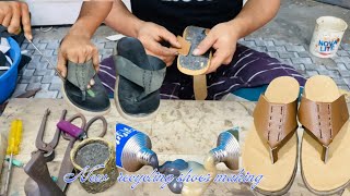 handmade New Recycling shoes making video part 40 [upl. by Greenleaf]