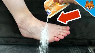 Dump Baking Soda on your Foot and WATCH WHAT HAPPENS💥Genius Trick🤯 [upl. by Halet]