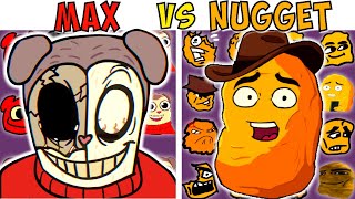 ALL NUGGET VS MAX CHARACTERS  FNF Character Test  Gameplay VS Playground [upl. by Olsen42]