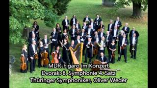 Dvorak 8 Symphonie 4 Satz Thüringer Symphoniker Oliver Weder [upl. by Iden476]