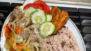 How To Make Jamaican Escovitch FishFry FishTHE RAINA’S KITCHEN [upl. by Barolet811]