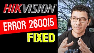 Hikconnect Error 260015 FIX with real example [upl. by Heathcote]