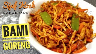 Bami Goreng Maken  Bami Goreng Recept  Mie Goreng  Fried Noodles  Indische Keuken [upl. by Ainivad980]