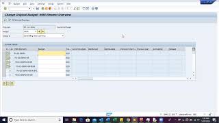 SAP S4HANA Project Assign Original Budget [upl. by Giffy425]