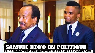 Samuel Etoo en Politique  Sa Candidature Présidentielle Ébranle le Cameroun  Par Franklin Nyamsi [upl. by Catharine]