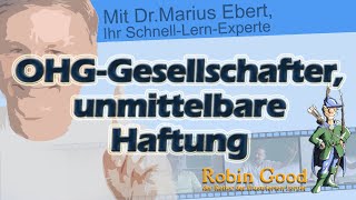 OHGGesellschafter unmittelbare Haftung [upl. by Anairo]