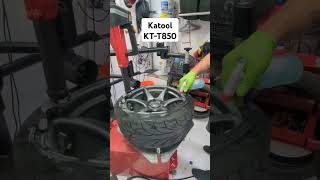 Katool KTT850 sweet tire machine automobile racing drifting drag drift burnout tires [upl. by Asiar]