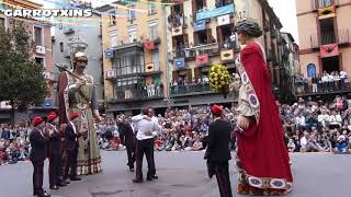 Olot Festes del Tura 2019 Ball dels Gegants 10092019 [upl. by Soloma]