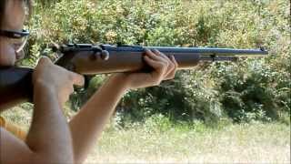 Cooey model 600 22 rifle shooting [upl. by Minsat759]