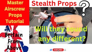 Are they really stealth Let’s see Full Review of the master airscrew props dji djimini drone [upl. by Baillie]