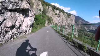 Lacets de Montvernier descent Hunt Carbon Wheels testing [upl. by Torey229]