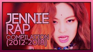 20122018 BLACKPINK JENNIE RAP COMPILATION [upl. by Ryder46]