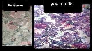 Dyeing Upholstery Fabric  Diy [upl. by Lubow]