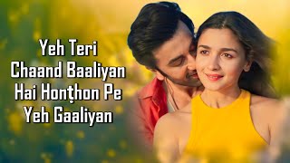 Chaand Baaliyan LYRICS – Aditya A [upl. by Atirahc957]