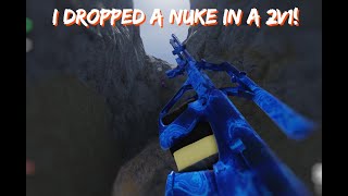 I dropped my 13th nuke in a 2v1  Roblox Enforcement [upl. by Milde]