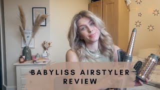 DIY Blowdry Babyliss Airstyler 1000 Review  Dyson airwrap dupe [upl. by Floridia]