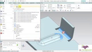 Sheet Metal Design Using Unigraphics NX 100  Essential Training [upl. by Teyugn]