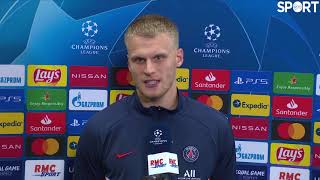 Mitchel Bakker reacts to PSGs defeat to Man City in Paris [upl. by Acherman]