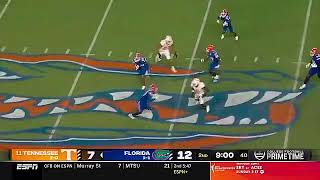 Devin Moore HUGE Interception Vs 11 Tennessee Volunteers [upl. by Hogan]