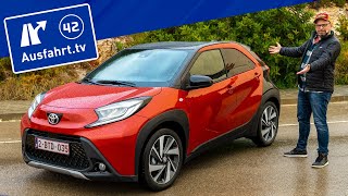 2022 Toyota Aygo X Explore MT5  Kaufberatung Test deutsch Review Fahrbericht Ausfahrttv [upl. by Gwenni]