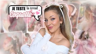 JE TESTE LA TENDANCE Coquette 🎀​ [upl. by Ahsienak]