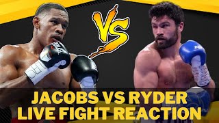 LIVE DANNY JACOBS VS JOHN RYDER FULL CARD REACTION [upl. by Acnayb817]