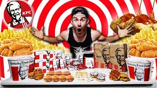 THE 100 KFC MENU CHALLENGE 12000 CALORIES [upl. by Thompson]