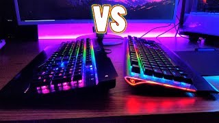 Rosewill K85 vs Cyberpowerpc Skorpion K1 Gaming Keyboard [upl. by Nicodemus289]