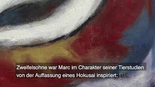 Franz Marc Die weiße Katze 1912 [upl. by Arayt]