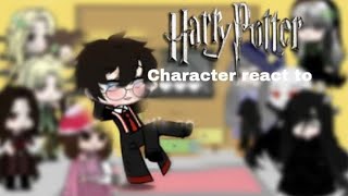 Harry Potter character react to🎃angsthappysad [upl. by Kenwrick725]