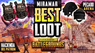 THE BEST LOOT LOCATIONS ON MIRAMAR  PUBG Mobile [upl. by Anined]