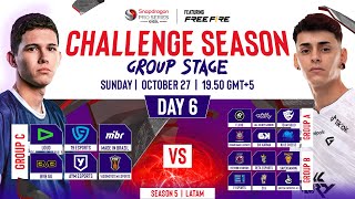 Free Fire Challenge Season Day 6  Season 5  LATAM [upl. by Siger721]