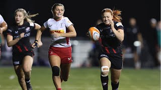 Highlights  Saracens Women 2936 Harlequins Women AC  Rd 1 [upl. by Hanny357]