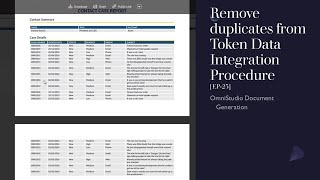 Remove duplicates from Token Data Integration Procedure for server side generation EP23 [upl. by Stormie]