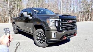 2022 GMC Sierra 2500 HD AT4 Start Up Test Drive Walkaround POV and Review [upl. by Airtap]