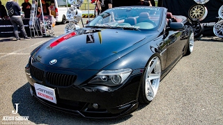 HDAME FORGED LINE BMW 645Ci Convertible 645Ciコンバーチブルカスタム  スーパーカーニバル2017・お台場 [upl. by Egiarc]