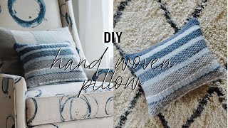 Weaving 101  How to Make Your Own Hand Woven Pillow [upl. by Engdahl786]