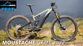 Test du nouveau MOUSTACHE Game 2022  Prise en main du nouveau VTTAE Enduro français [upl. by Nniuq51]