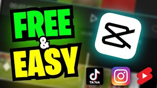 Football Edits are INCREDIBLY Easy and FREE This is How Make Edits For TikTok  YouTube IG 🔥🎬 [upl. by Kuth803]