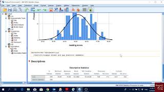 SPSS 8 Normal Distribution Test in 3 Approaches [upl. by Lowenstern]