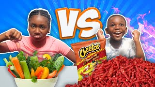 Eating the Worlds BIGGEST Spicy VS Sour Food  Challenge [upl. by Yarod534]