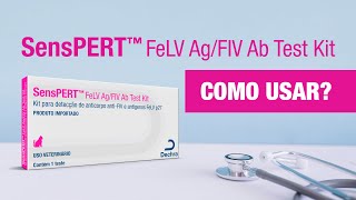 SensPERT FeLV AgFIV Ab Test Kit  Como Usar [upl. by Airdnaxela]