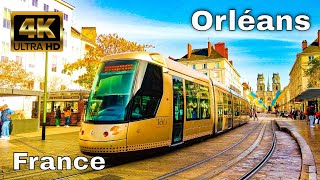 Orléans France  City Walking Tour 4K60fps [upl. by Diskson]