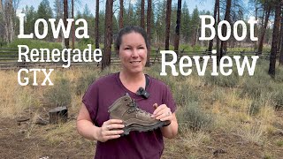 Lowa Renegade Mid GTX Womens Boot Review [upl. by Eniamart]