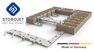 STOROJET automatisches Lager und Kommissioniersystem  Made In Germany [upl. by Refinne]