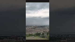 Stunning city view from Calton hill scotlandedinburghtravel [upl. by Atinav]