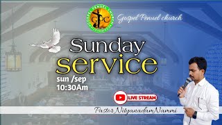 September 15th sunday service Live streaming of Nityanandam nammi [upl. by Barthel]