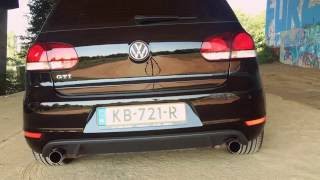 Golf VI GTI resonator delete sound [upl. by Anehsat]